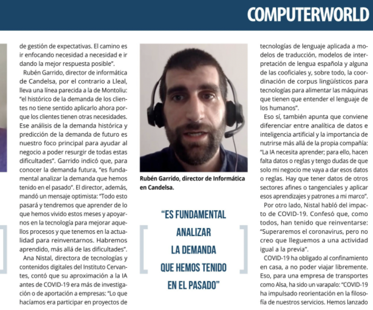 Entrevista Computer World